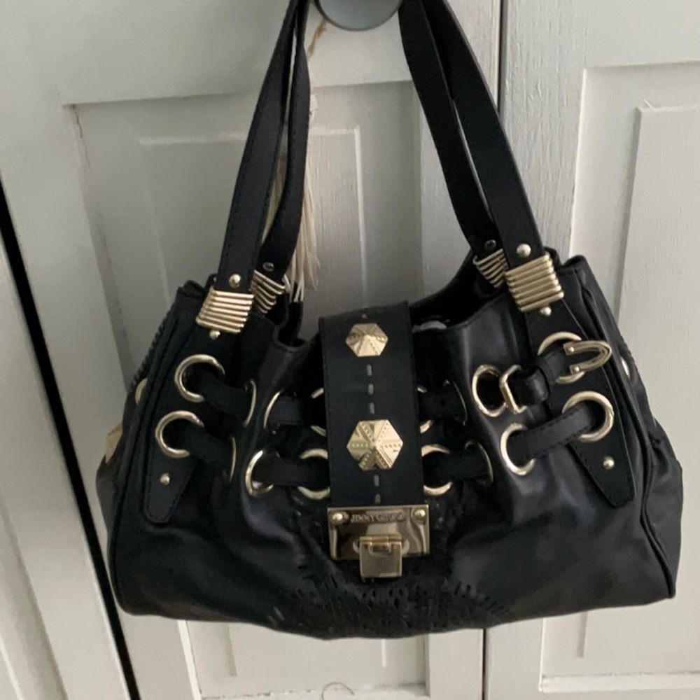 Jimmy Choo leather bag new never used